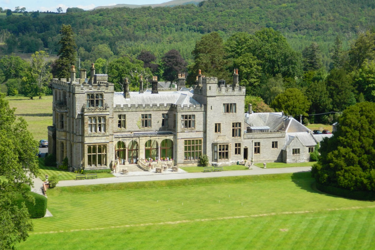 Armathwaite Hall country house on Bassenthwaite Lake in the northern Lake District