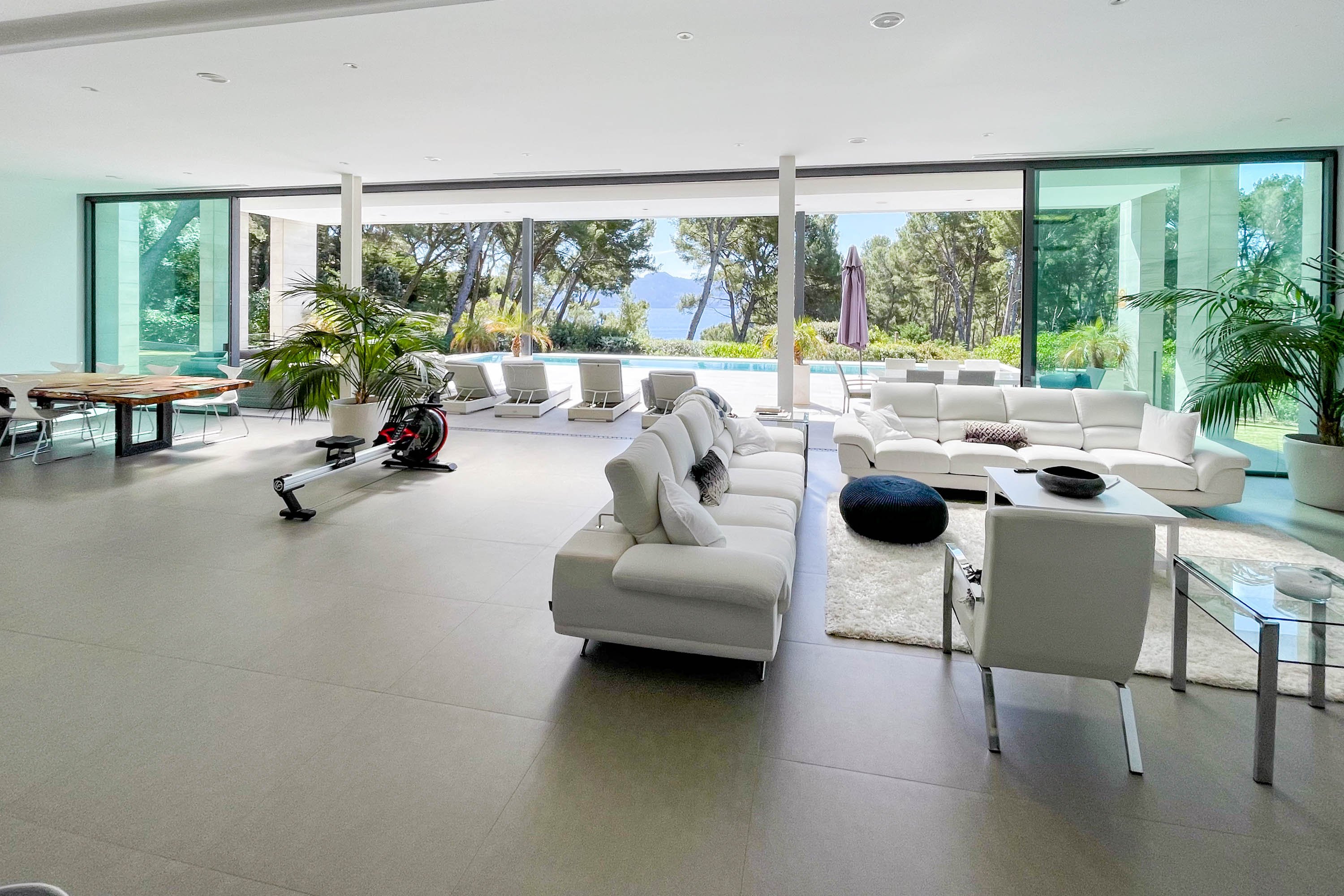 Villa Azzurra, covered terrace